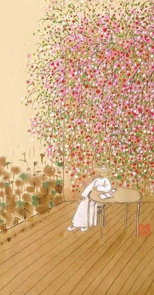 花开，想你，等你