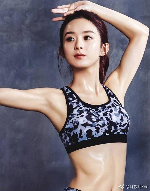 赵丽颖运动大片来袭，网友：表白运动颖，美帅美帅的