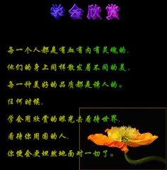 学会欣赏（好文）