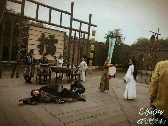 赵丽颖广告拍摄路透