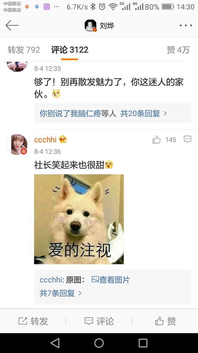 刘烨晒出与林依晨的合照
