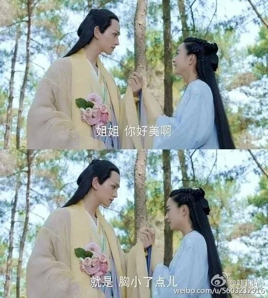 赵丽颖广告拍摄路透，网友：造型神似楚乔，路拍都这么美，这是嫦娥仙子？拍摄月饼广告？