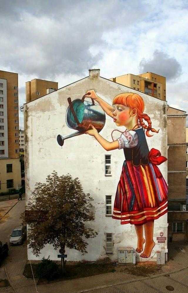 当艺术与自然结合，我们的街道变成了这样，是不是很有情调