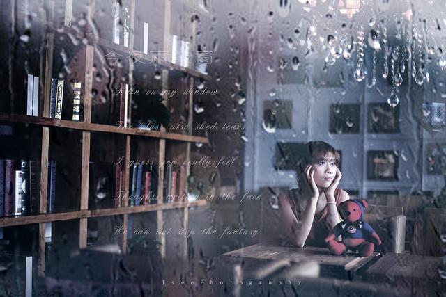 今夜，有雨敲窗，心却静如止水！
