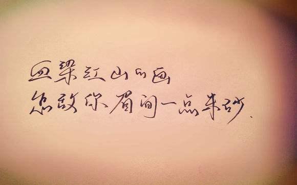 遇见你，便是我一树花开时刻