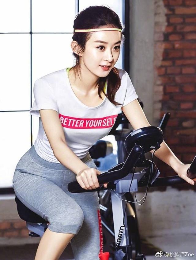 赵丽颖运动大片来袭，网友：表白运动颖，美帅美帅的