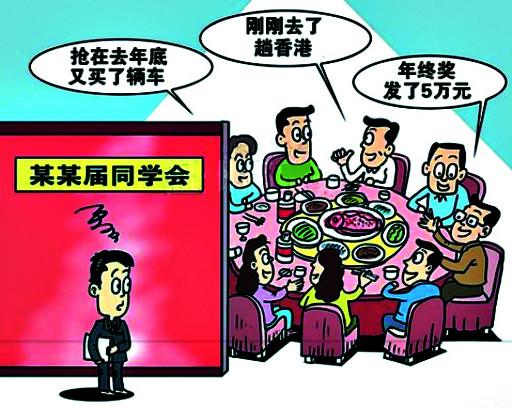 同学聚会拒饮酒，遇渣同学受侮辱
